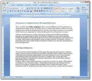  Persuasive vs. Argumentative Writing Differences 