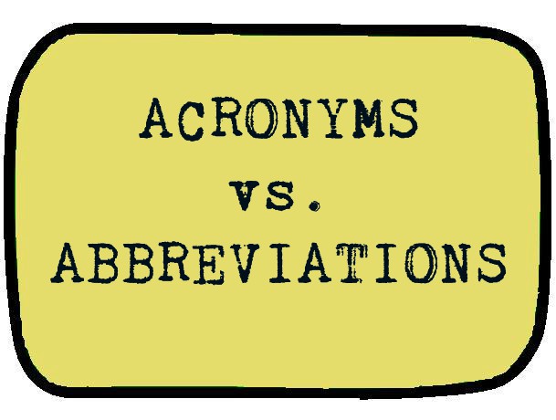 All You Need To Know About Acronyms